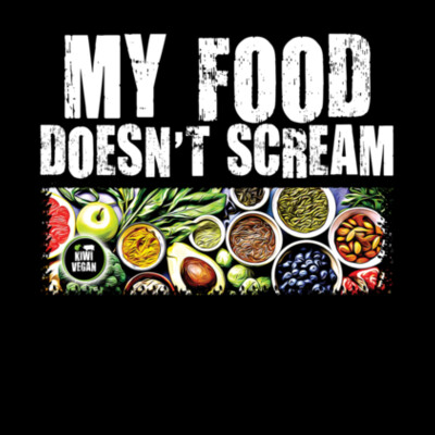 My food doesn't scream - Womens Maple Organic Tee Design